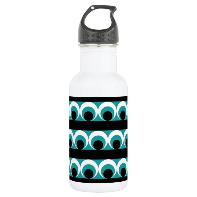 Geometric pattern water bottle (Front)