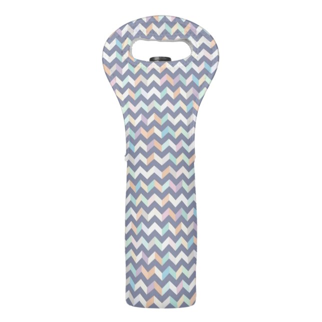 Geometric Pattern Wine Bag (Front)