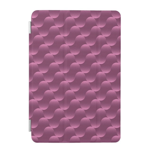 Geometric Pattern with Radiant Magenta Circles iPad Mini Cover (Front)