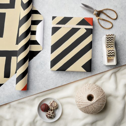 Geometric pattern wrapping paper