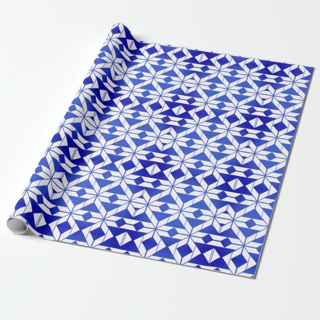 Geometric Pattern Wrapping Paper (Unrolled)
