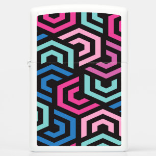 Geometric Pattern Zippo Lighter