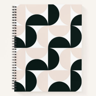 Geometric patterned notebook