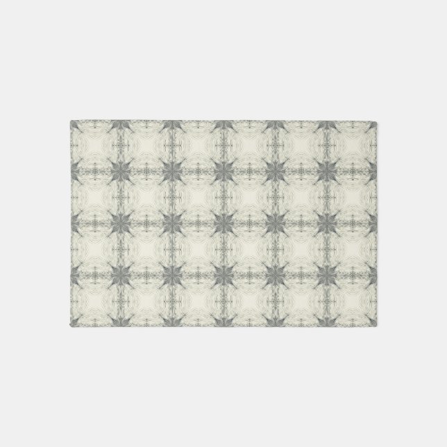 geometric patterned rug (Front)