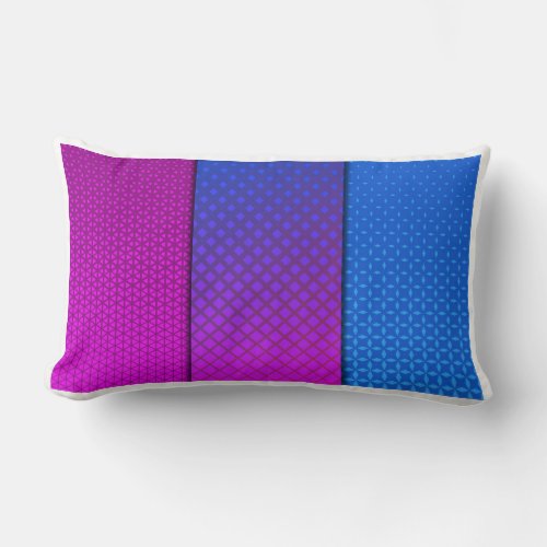 Geometric patterns backgrounds Free Vector Lumbar Pillow