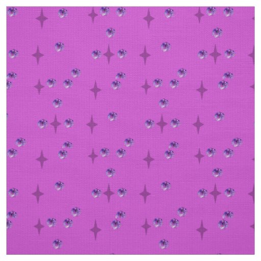 Geometric Patterns Fabric - Purple