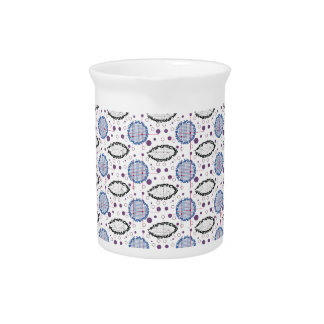 Geometric Patterns for Modern Design Beverage Pitcher