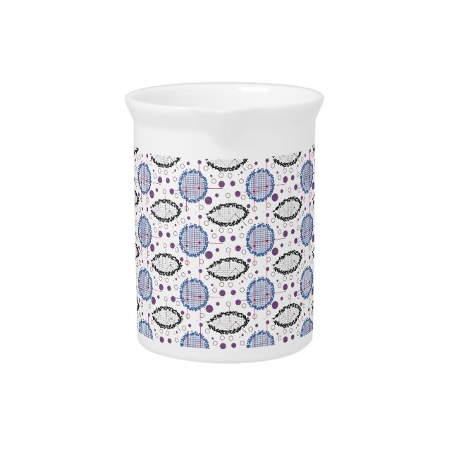  Geometric Patterns for Modern Design Beverage Pitcher (Front)