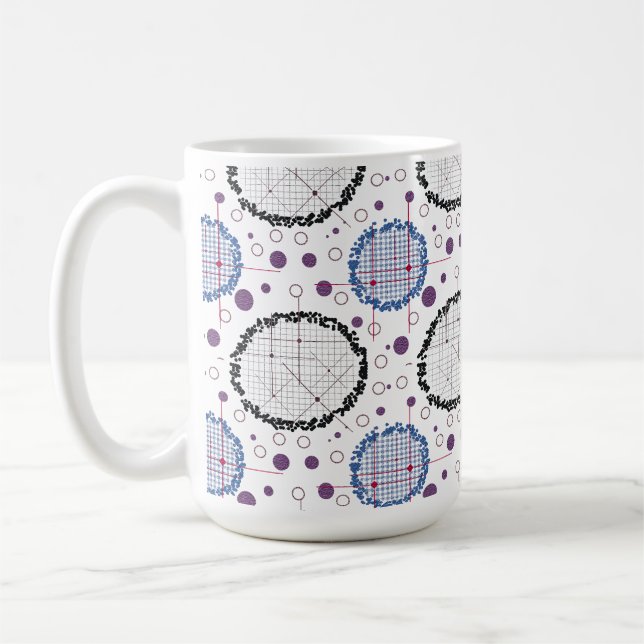Geometric Patterns for Modern Design  Coffee Mug (Left)