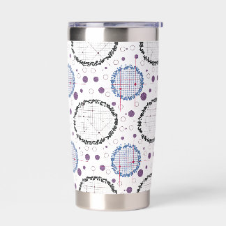 Geometric Patterns for Modern Design Insulated Tumbler