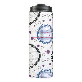 Geometric Patterns for Modern Design Thermal Tumbler