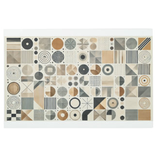 Geometric Patterns Metal Print