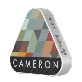 Geometric Patterns | Multicolor Triangles Bluetooth Speaker (Left)