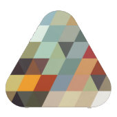 Geometric Patterns | Multicolor Triangles Bluetooth Speaker (Back)