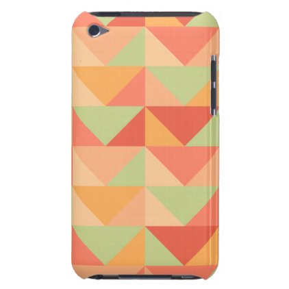 Geometric Peach Teal Modern Colorful Pattern Case-Mate iPod Touch Case