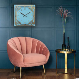 Geometric perfection in an Art Deco Wall Clock
