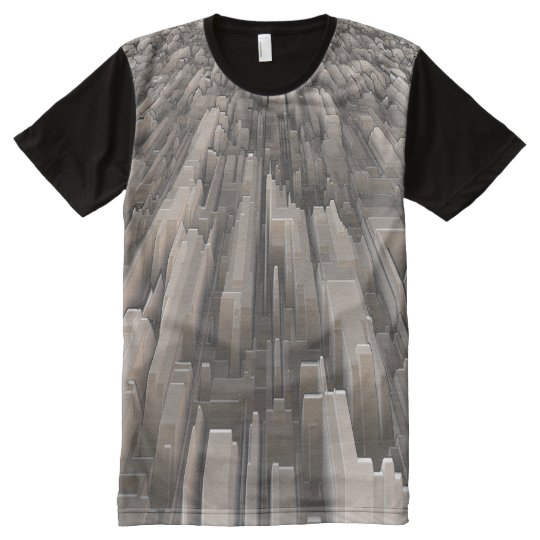 Geometric Perspective All-Over-Print T-Shirt | Zazzle.com
