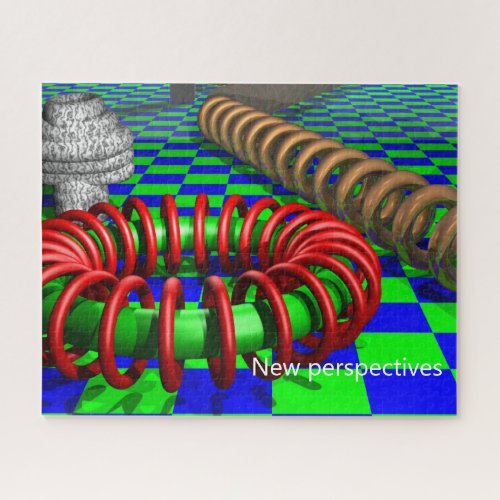 Geometric Perspective Art Optical Illusion Cool Jigsaw Puzzle