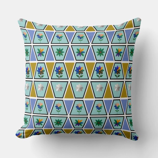 Geometric Pillow Design (Front)