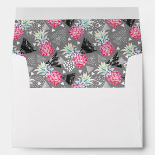 Geometric Pineapple Textured Pattern Envelope