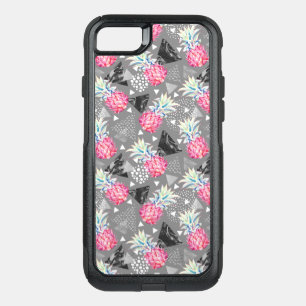 Geometric Pineapple Textured Pattern OtterBox Commuter iPhone SE/8/7 Case