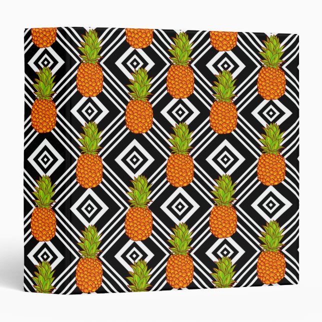 Geometric Pineapples Binder (Front/Spine)