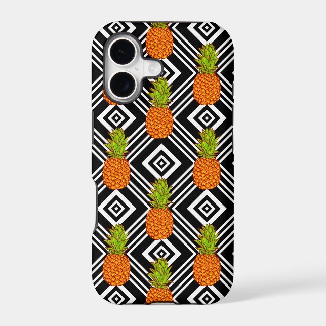 Geometric Pineapples Iphone Case (Back)