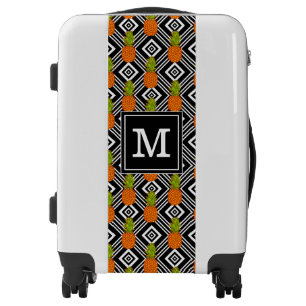 Geometric Pineapples   Monogram Luggage