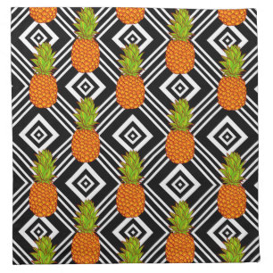 Geometric Pineapples Napkin