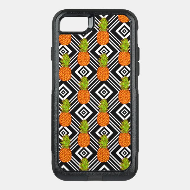 Geometric Pineapples Otterbox iPhone Case (Back)