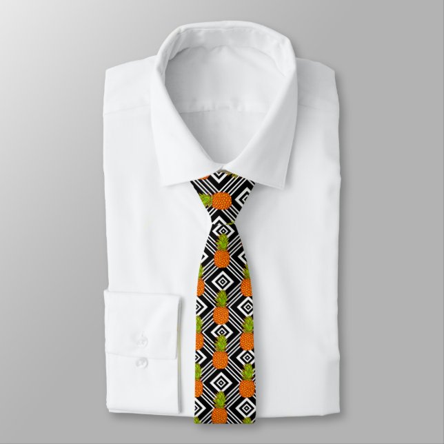 Geometric Pineapples Tie (Shirt)