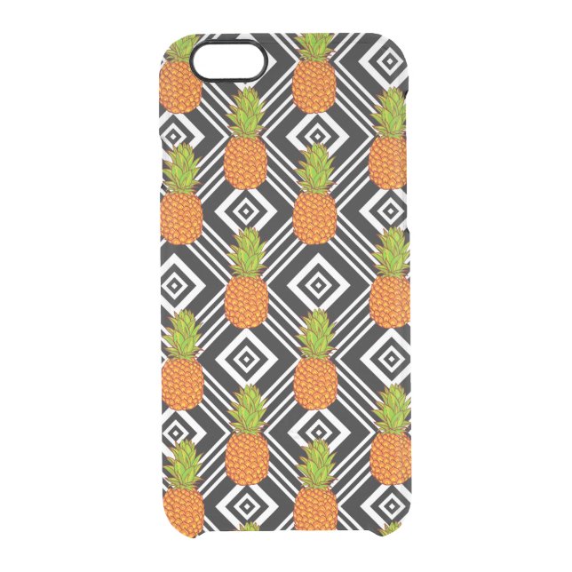 Geometric Pineapples Uncommon iPhone Case (Back)