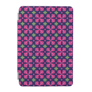 Geometric Pink Floral Petals Abstract pattern iPad Mini Cover