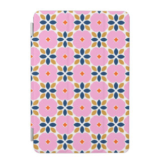 Geometric Pink Flower iPad Smart Cover