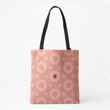 geometric pink peach