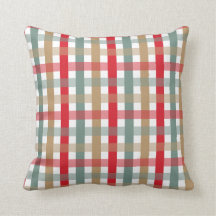 Geometric plaid winter pallet rustic decor