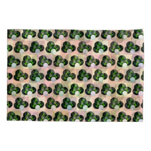 Geometric Play: Checked Lawn Bowls in Block Art Pillow Case