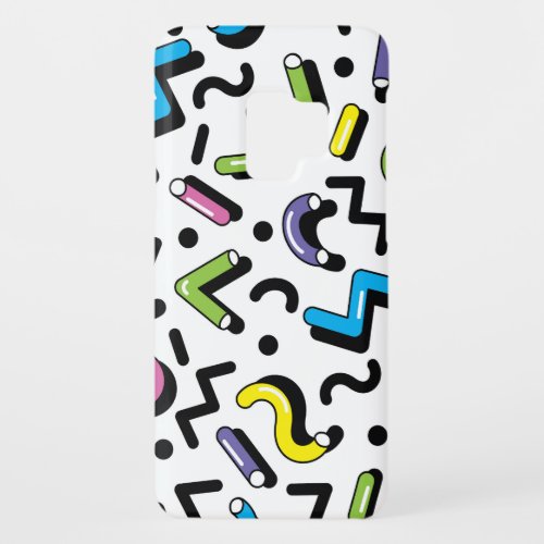 Geometric Play Doodle Shapes Pattern Case_Mate Samsung Galaxy S9 Case