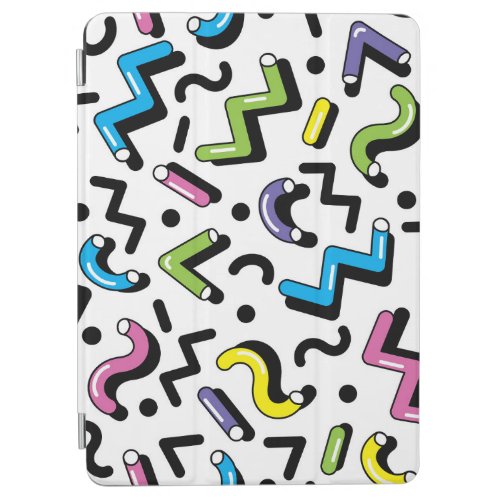 Geometric Play Doodle Shapes Pattern iPad Air Cover