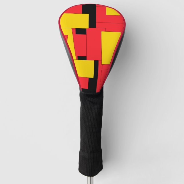 Geometric Pleasure Golf Head Cover (Front)