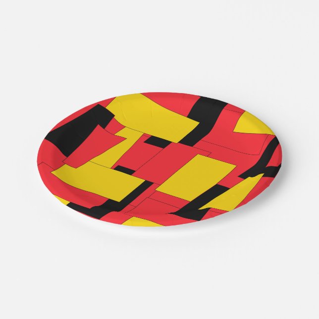 Geometric Pleasure Paper Plates (Angled)