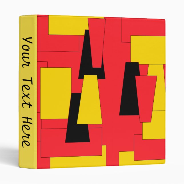 Geometric Pleasure Personalized Binder (Front/Spine)