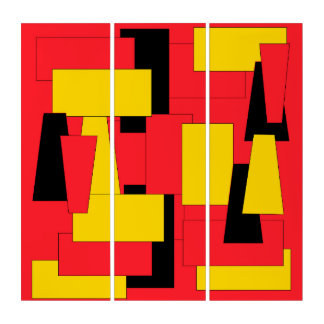 Geometric Pleasure Triptych