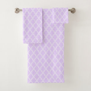Geometric Print  Bath Towel Set