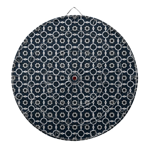 Geometric printed dart board (Front)