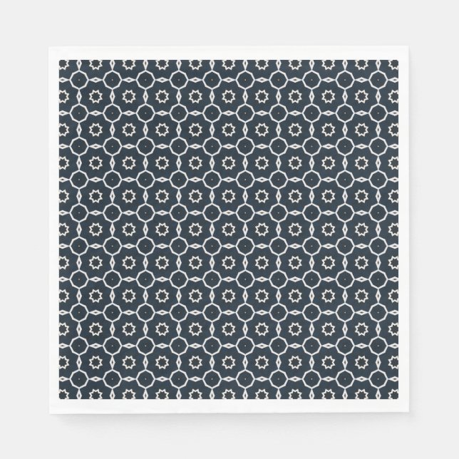 Geometric printed napkins (Front)