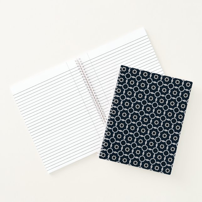 Geometric printed Spiral Notebook (Inside)