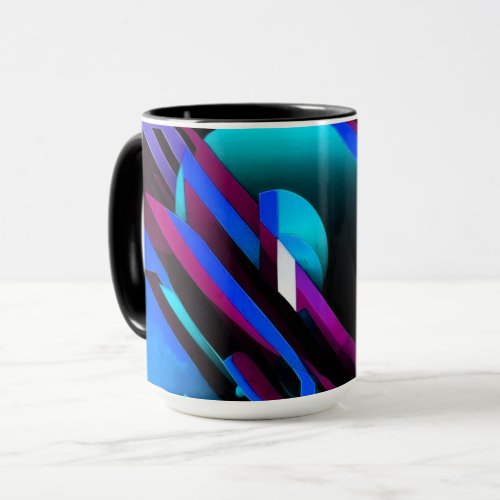 Geometric Pulse Mug