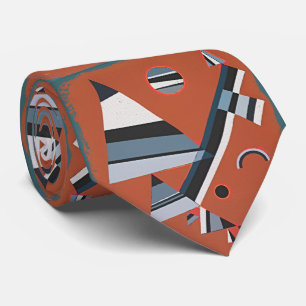 Geometric Pulse – Structured Motion Neck Tie