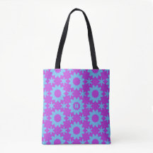 geometric purple blue